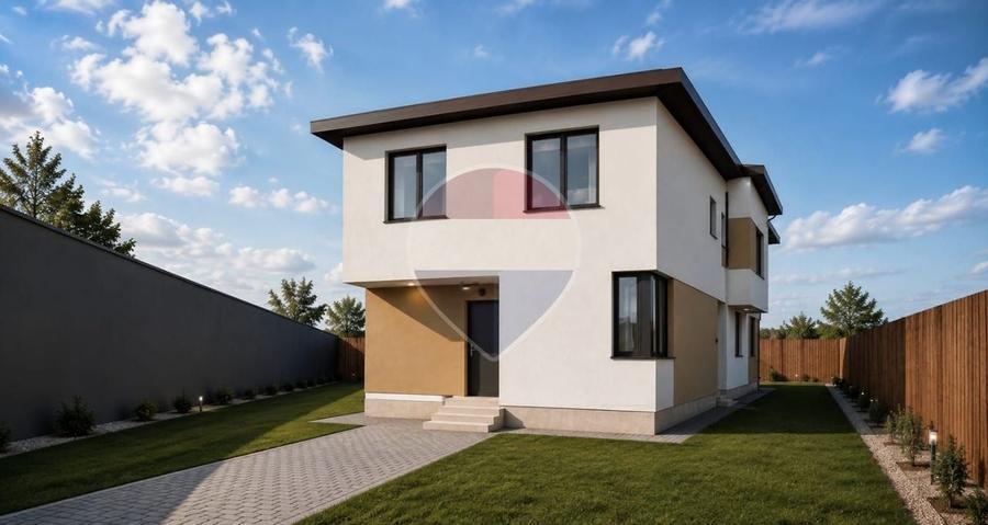 Duplex cu 4 camere cu Teren 500 Mp în Stupini