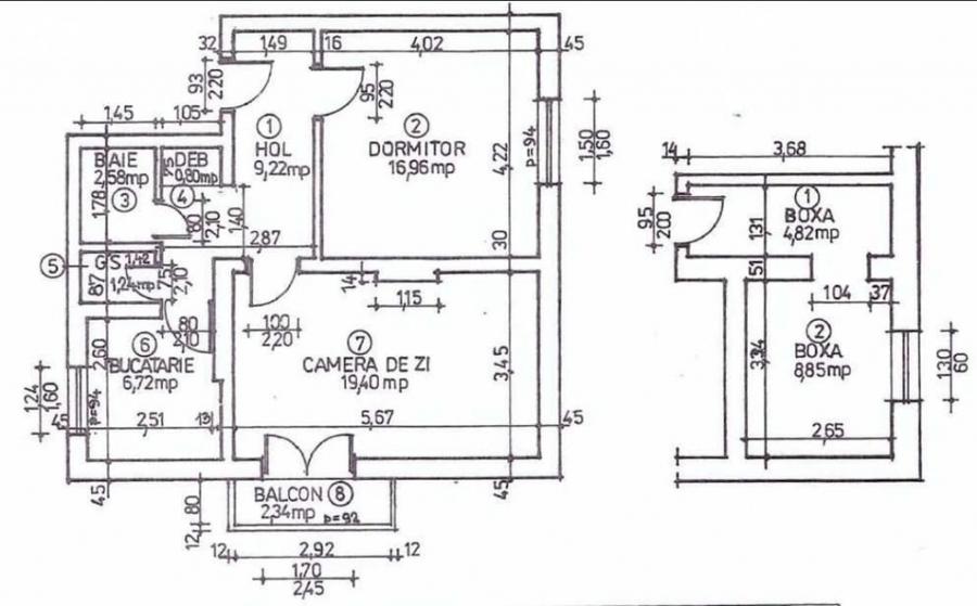 Apartament cu 2 camere decomandat în Copou