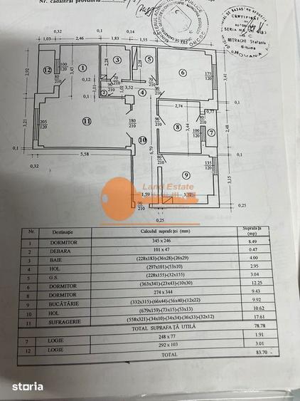 Apartament cu 4 camere decomandat în Crângași