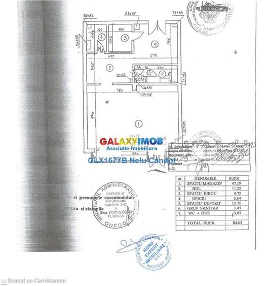 Spațiu comercial, de 85 mp, în 13 Septembrie