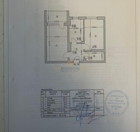 Apartament cu 2 camere decomandat în Apărătorii Patriei