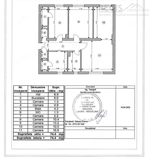 Apartament cu 4 camere semidecomandat în Stupini