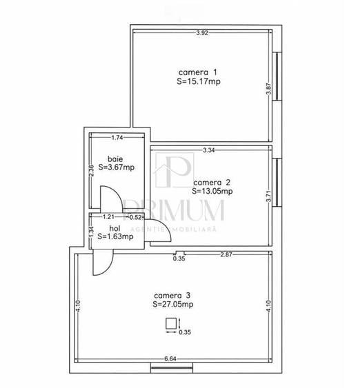 Apartament cu 2 camere decomandat, mobilat în Bogdăneștilor