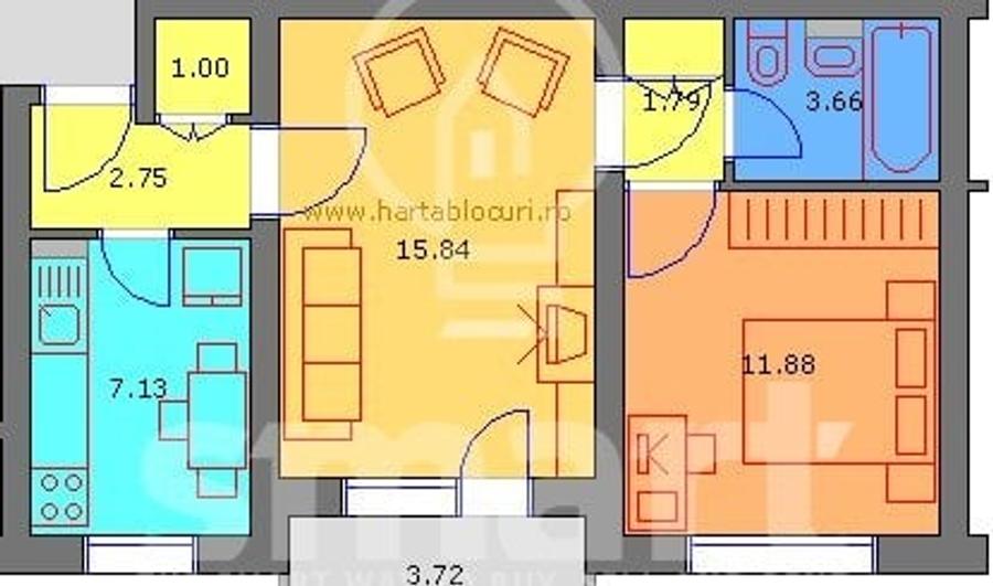 Apartament 2 zona Semicentrala  Strada Horea - 9