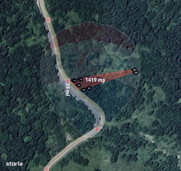 Teren 1,419mp Moroeni / DN 71 - 1