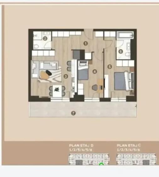 Apartament 3 camere -Pipera Plaza - 7