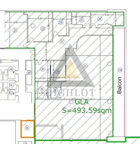 READY TO MOVE IN SPATIU 493.59 MP  | COMPLET FINISAT | PLATINUM BUSINESS CENTER - 21