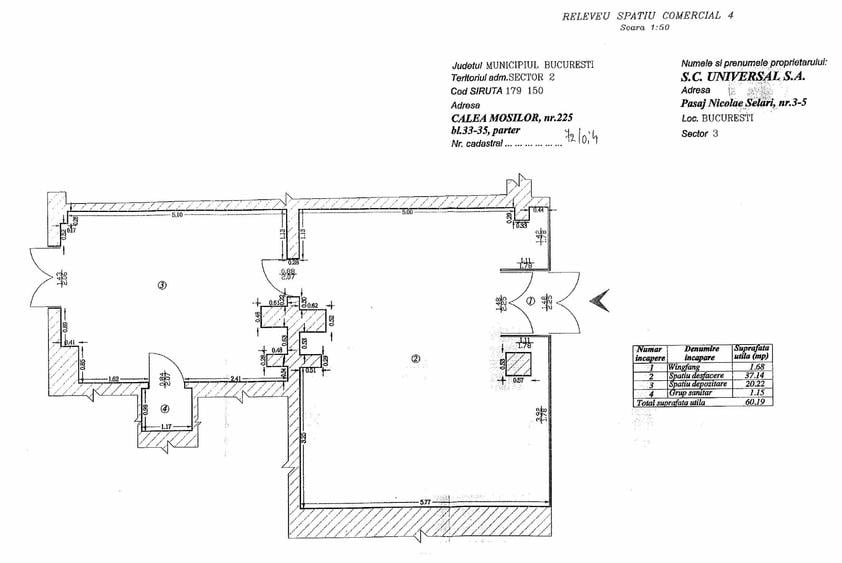 Direct proprietar - Spațiu comercial de închiriat - Calea Mosilor - 2