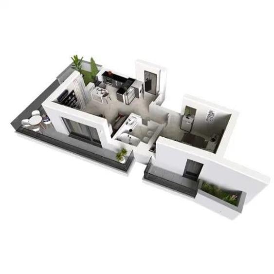 Apartament 2 camere decomandat,44mp,Mamaia,zona Aqua Magic,107.000euro - 3