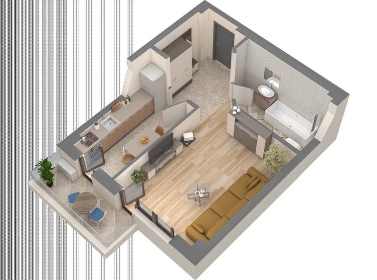 *UNIREA TOWERS* APARTAMENT 1 CAMERĂ - DECOMANDAT - 4