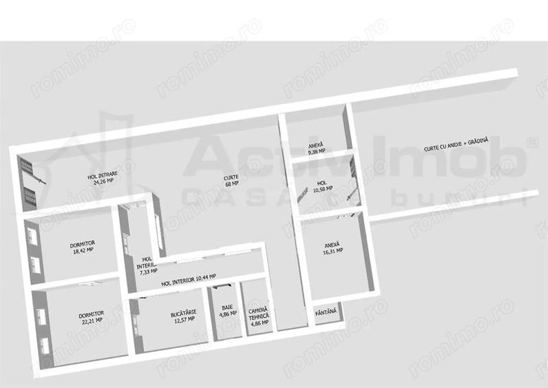 CASA 2 CAMERE BELOBRESCA (493 MP) - 14