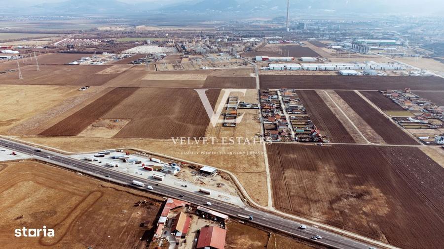 Teren 9.026 mp Sanpetru/Brasov PUZ Aprobat Blocuri P+2E+M - 3
