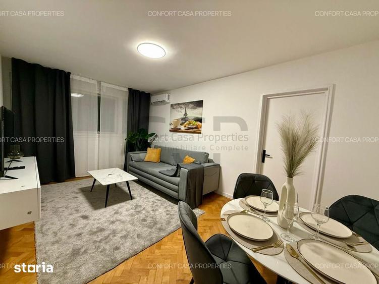 Apartament cu 3 camere semidecomandat, mobilat în Vitan