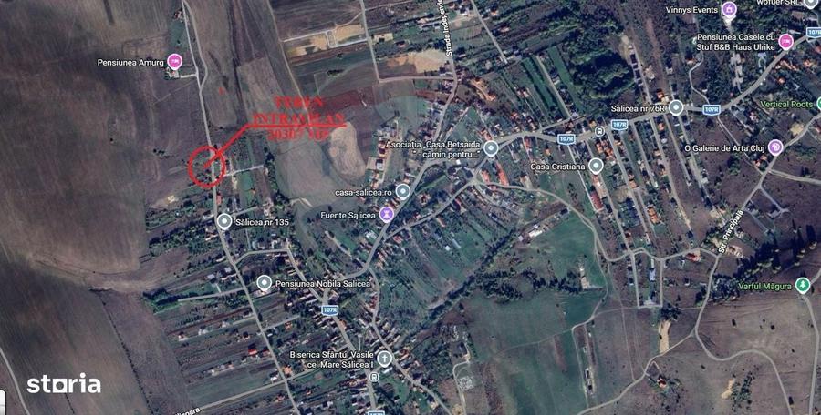 Teren intravilan 2307 mp in Salicea, zona premium, aproape de Cluj - 3