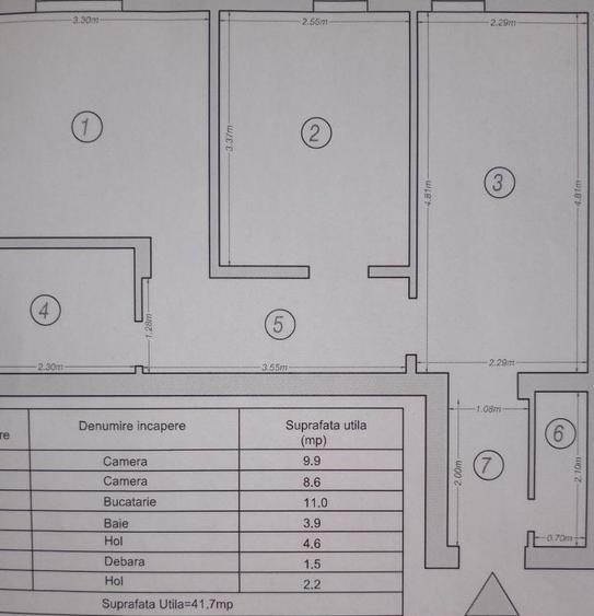 Apartament 2 camere, de vanzare, cu parcare, decomandat, zona Oasului - 3