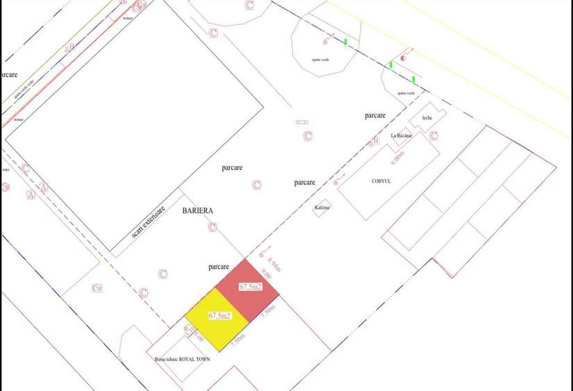 Teren de inchiriat amplasat in apropierea complexului Royal Town - 2