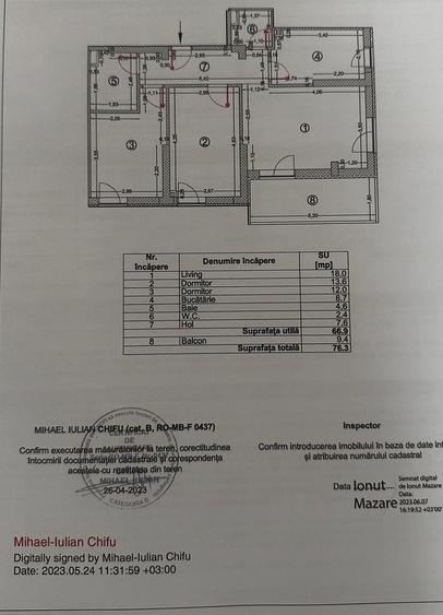 SECTOR 4- APARTAMENT 3 CAMERE 2 BAI - Etaj 1 - 19