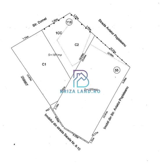 Domenii, bd. Expozitiei, stradal, teren 190mp, d=10.2m - 5