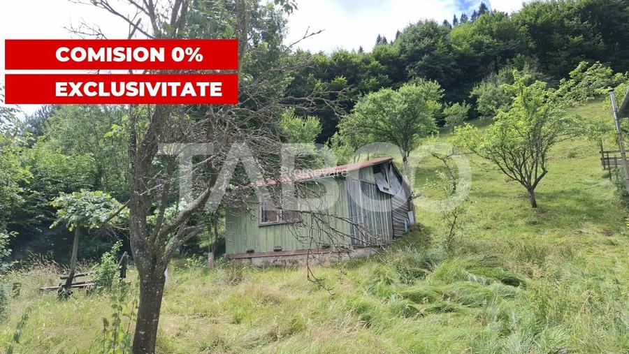 Teren 2500 mp la drum pe Valea Stezii Curmatura Rasinari