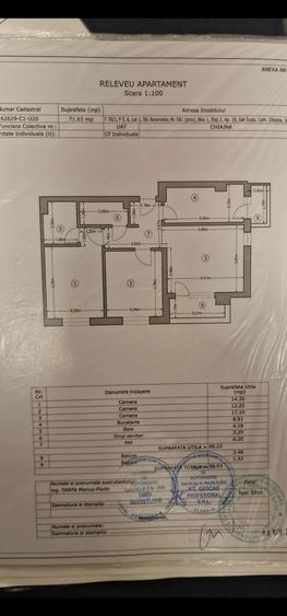 Apartament 3 cam dec Militari et 2 /7,72 mp utili - 5