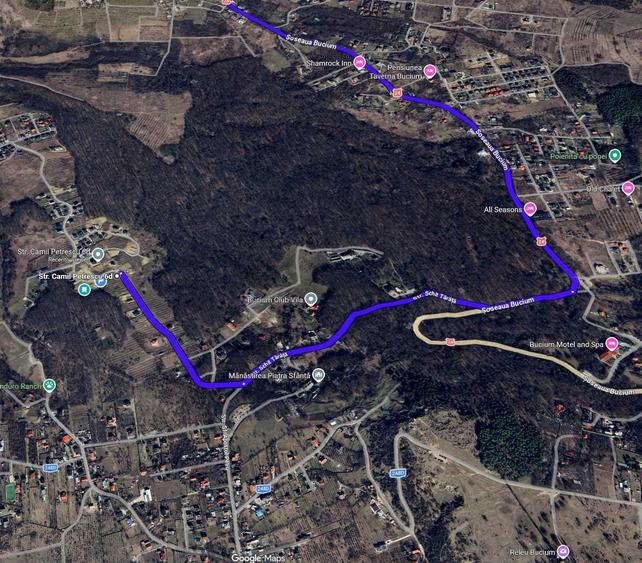 Teren in Pietraria 2.382 mp, langa padure, cu priveliste spre oras - 5