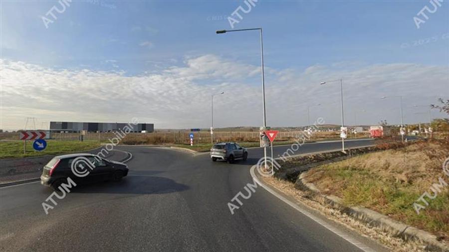 Teren intravilan industrial cu PUZ 19100 mp zona Hornbach din Sibiu - 1