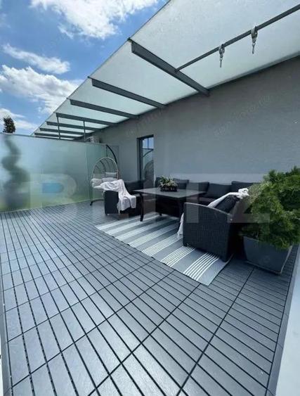 Apartament la cheie, 3 camere, 73 mp, 143 mp terasa, parcare, zona Rivus Mall - 4