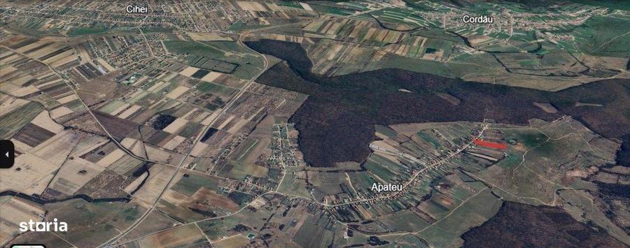 Teren intravilan Apateu 4100 mp - 1