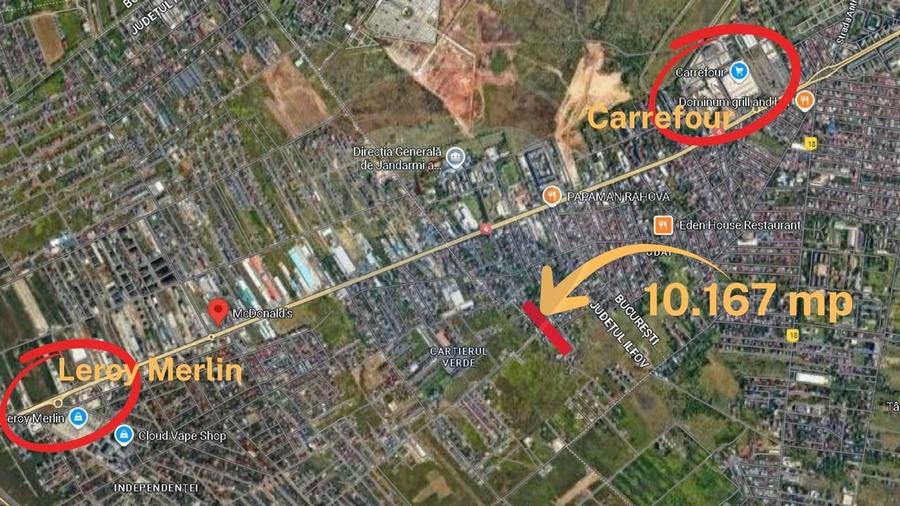 Teren 10.167mp zona Sos. Alexandriei intre Carrefour si Leroy Merlin - 2
