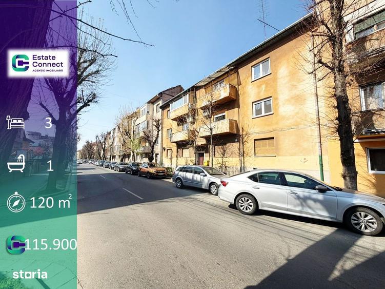 Apartament spa?ios 3 camere, etaj 1, centrala pe gaz Vasile Milea - 1