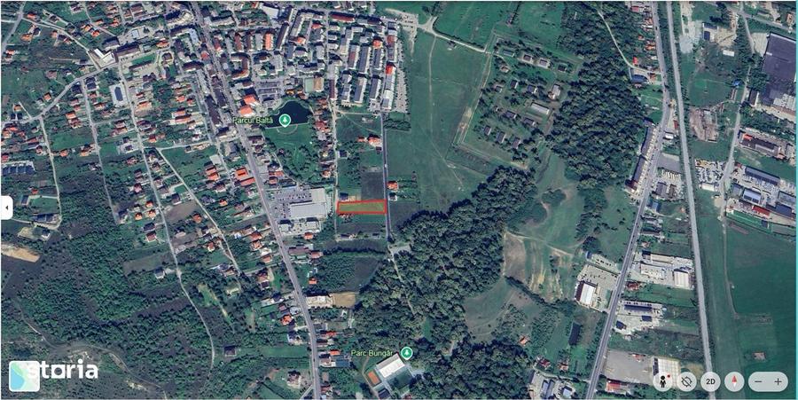 Teren intravilan 2800 mp ideal pentru casa, duplexuri sau bloc P+2E - 1