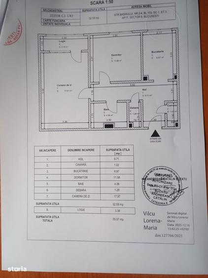 2 camere Strada Basmului ( Lujerului )- Militari - 4