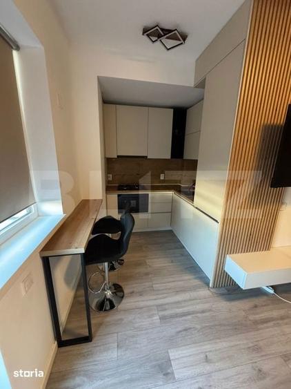Studio, 39 mp, incalzire in pardoseala, zona Rovine - 11
