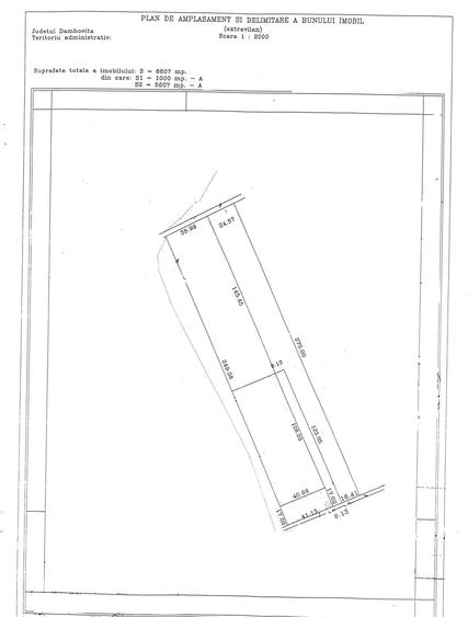 Vanzare teren intravilan 5600mp deschidere catre doua strazi Crevedia - 1