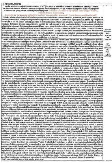 Teren Construcții intravilan de 658 mp, în Hlincea