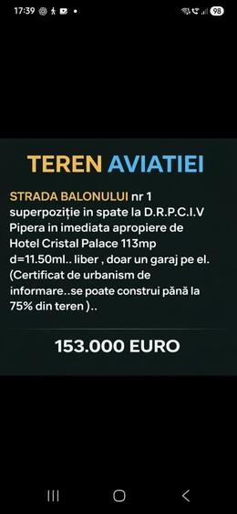 Teren în Aviației