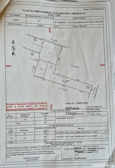 Proprietar vand casa curte zona cartierul 23 August - 5