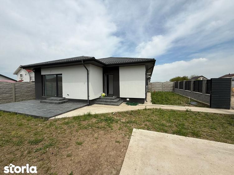 Casa pe parter cu 4 camere , incalzire in pardoseala , teren 400 mp - 1