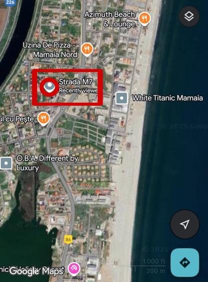 Teren intravilan Mamaia-Sat, str. M7 nr. 6, 505 mp, certificat urbanism P+4 - 2