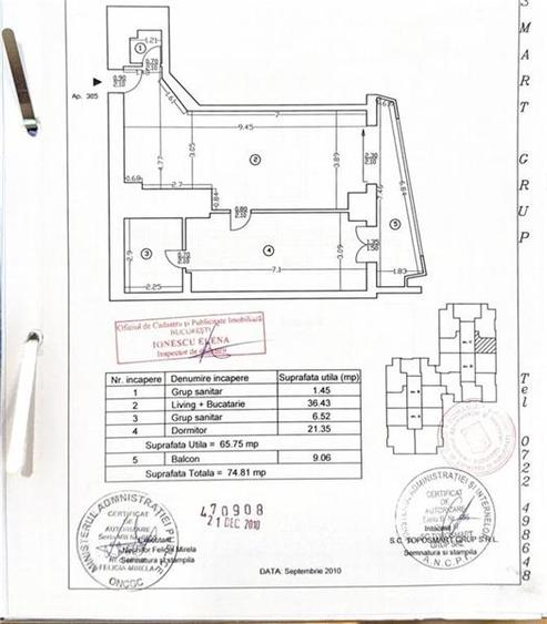 Vanzare 2 camere Mall Promenada Barbu Vacarescu - 2