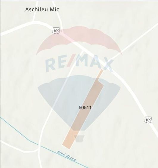 Teren 3200 mp I intravilan I Certificat Urbanism I Aschileu Mic - 3