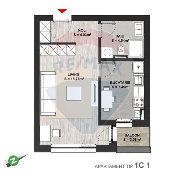 Garsoniera, de vanzare, Calea Bucuresti - 16