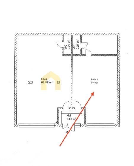 Spatiu comercial de inchiriat | SU 70 mp + Parcare | Floresti, str. Teilor - 2