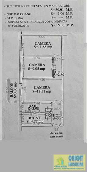 Km 4-5, apartament 3 camere, etaj 1, gaze, vanzari Constanta - 3