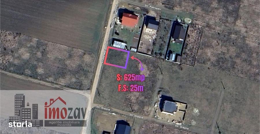 Parcela de vanzare pe Str. Merisorului Mosnita Veche - 1