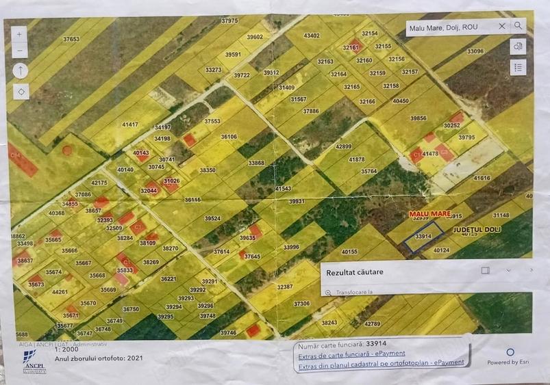 Teren de 1300 mp, în Sud