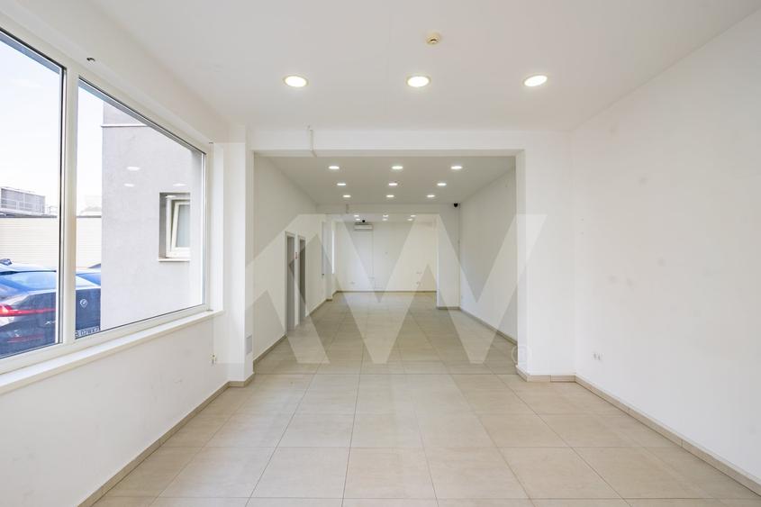 Spatiu comercial finisat 174mp vitrina Dna Stanca ideal showroom clinica - 7