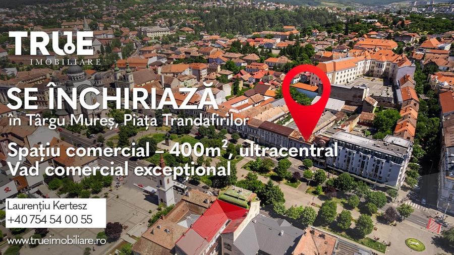 Spațiu comercial 400m? utili, ultracentral T&acirc;rgu Mureș! - 1