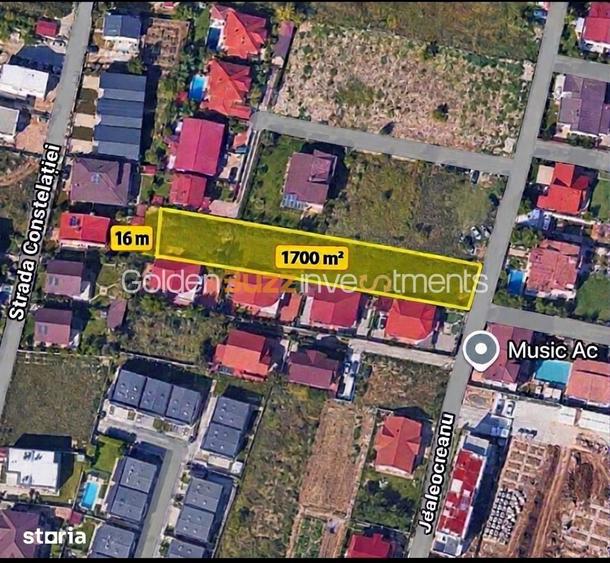 Teren de 1700 mp, în Central