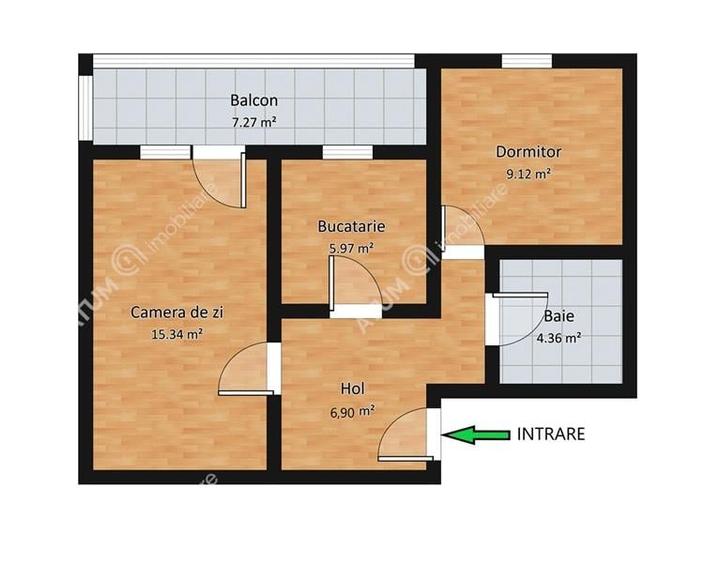 Apartament renovat cu 2 camere decomandate si balcon zona Rahovei - 6